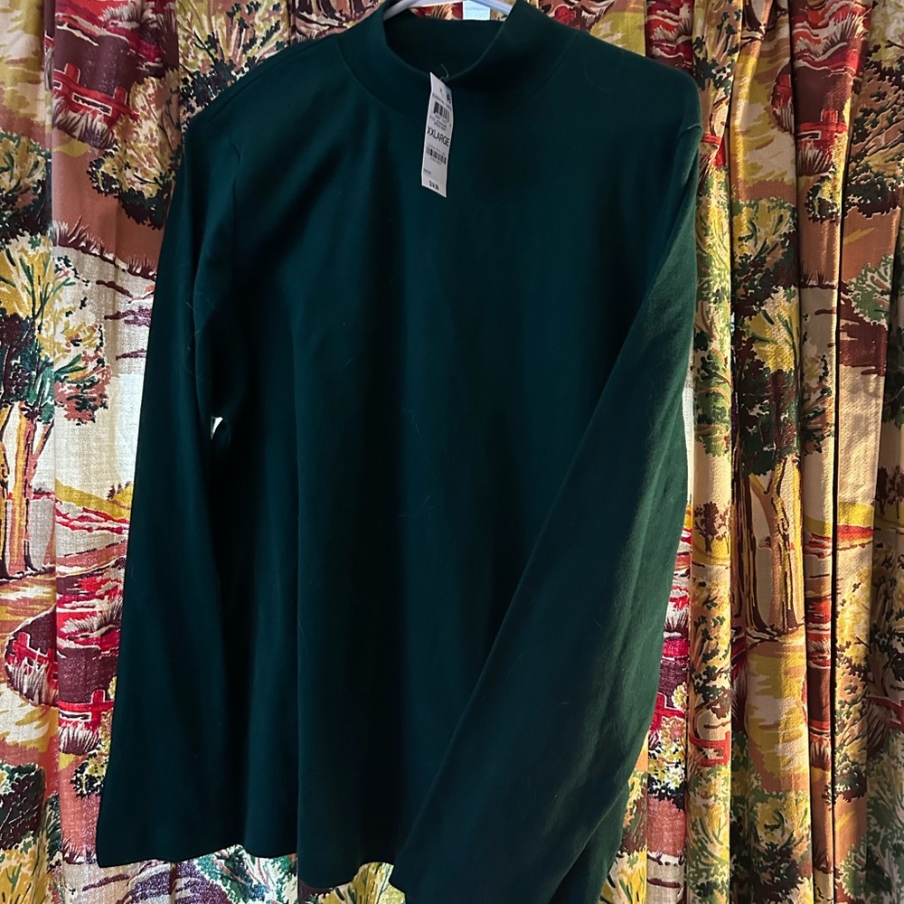 Mock neck t-shirt